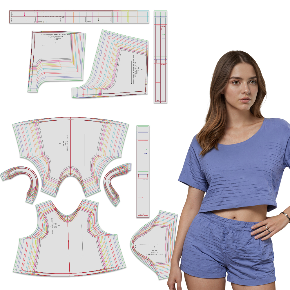 Textile Sewing Patterns - Sewing patterns for women's Casual Loungewear
