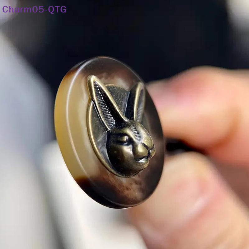 Vintage Sewing Textile - NEW 10pcs 25mm Vintage Copper Rabbit