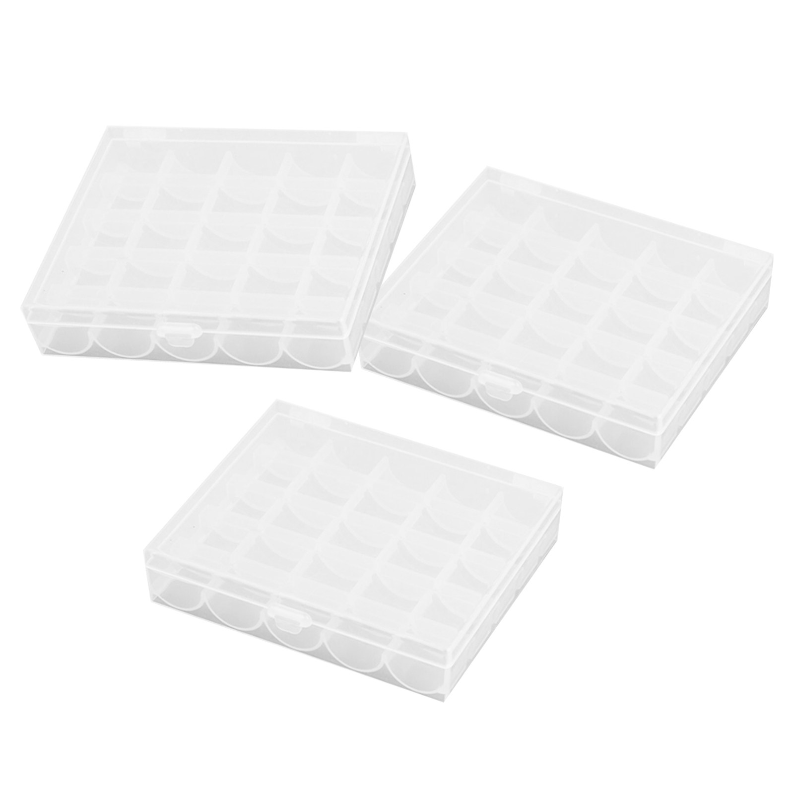 Bobbin Organizer Box - 3Pcs Bobbins Case Organizer Clear Storage