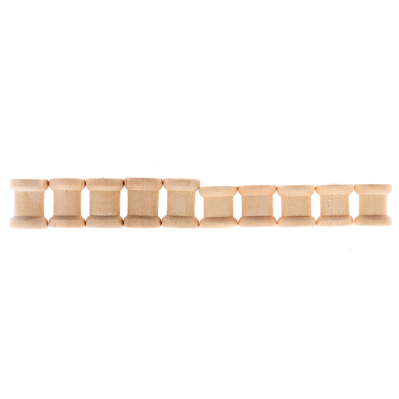 /KQM/100PCS Wooden Empty Threa - Thread Bobbins Empty incelemesi ve fiyatı