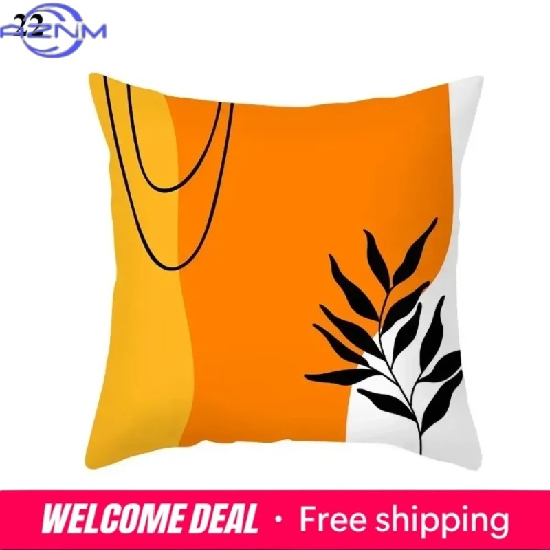 Boho Orange Abstract Cushion C - Century Textile & Sewing Supply Hours incelemesi ve fiyatı