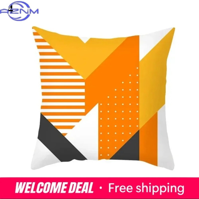 Boho Orange Abstract Cushion C - Century Textile & Sewing Supply Hours incelemesi ve fiyatı