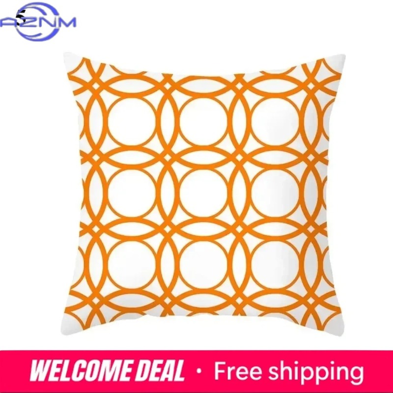 Boho Orange Abstract Cushion C - Century Textile & Sewing Supply Hours incelemesi ve fiyatı