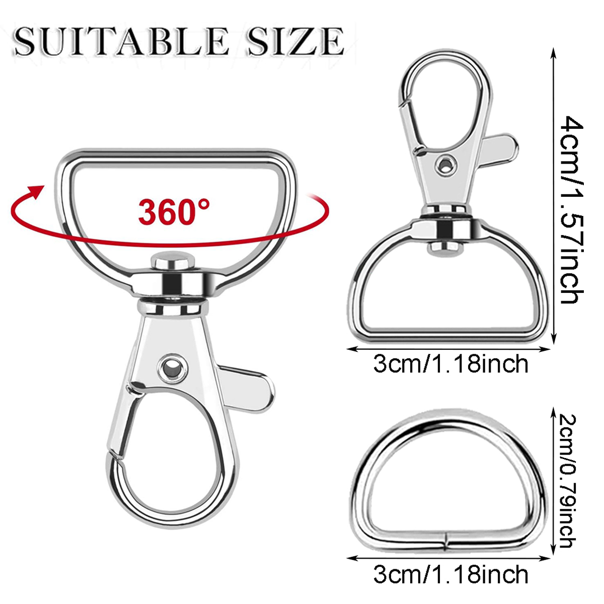 10/20 Set Large D Clip Swivel  - Sewing Kit incelemesi ve fiyatı