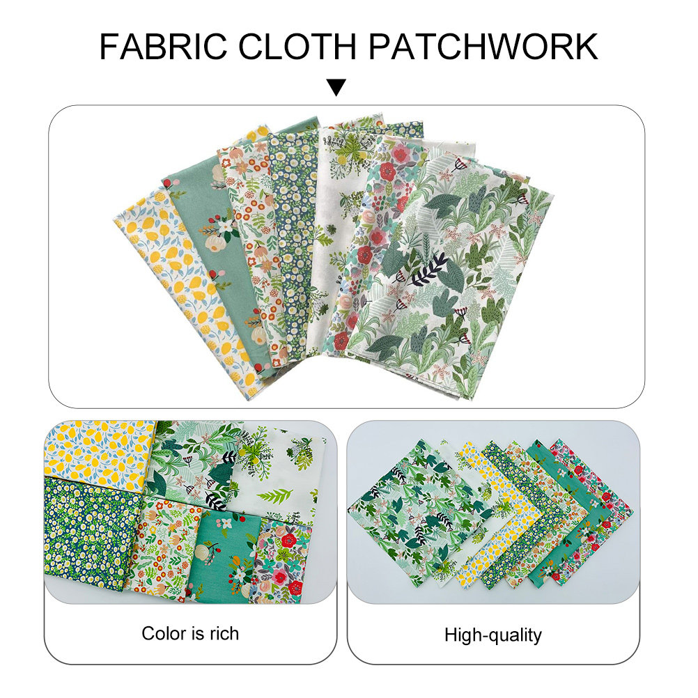 7 Pcs Floral Sewing Cloth Prec - Sewing Textiles incelemesi ve fiyatı