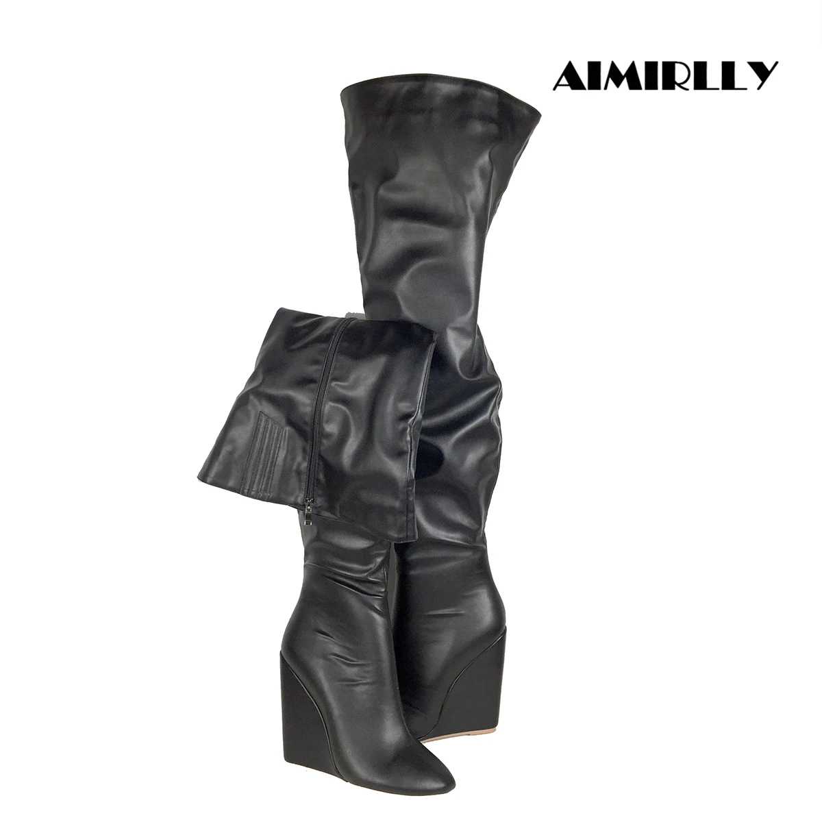 Women’s Black Over-the-Knee Bo - Sewing Zipper incelemesi ve fiyatı