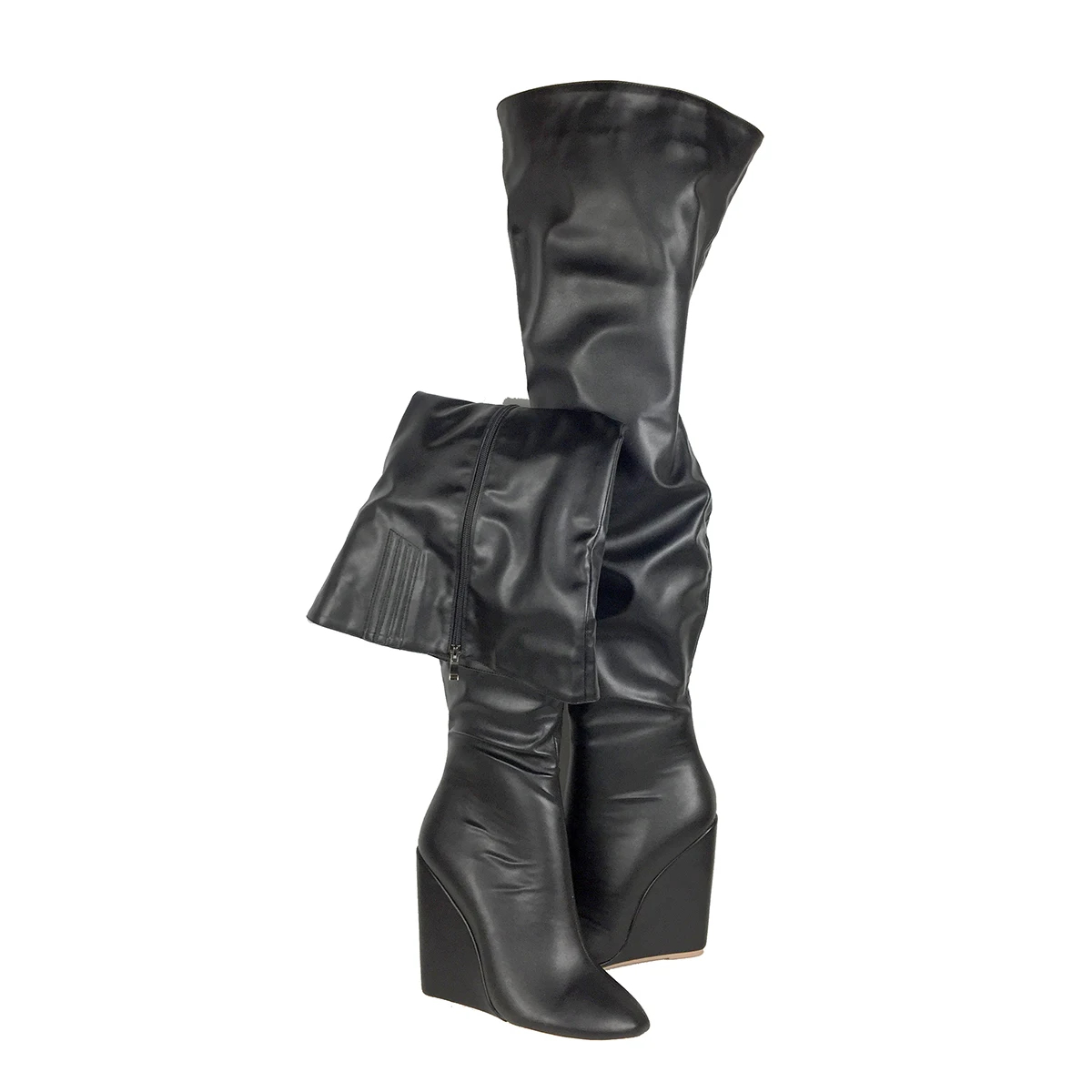 Women’s Black Over-the-Knee Bo - Sewing Zipper incelemesi ve fiyatı