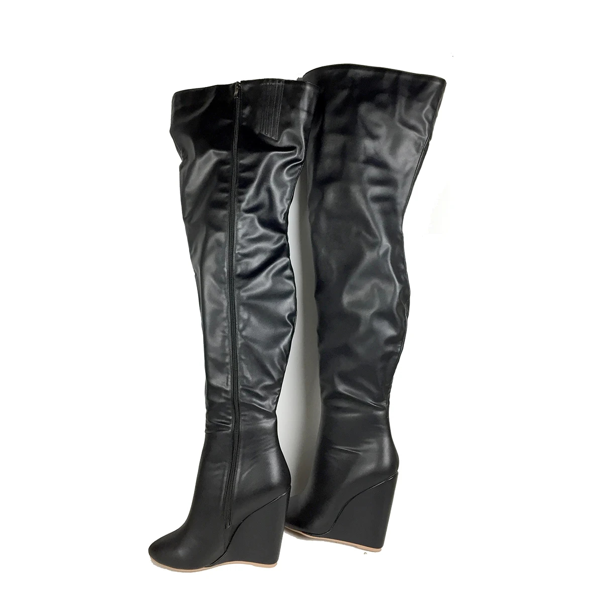 Women’s Black Over-the-Knee Bo - Sewing Zipper incelemesi ve fiyatı