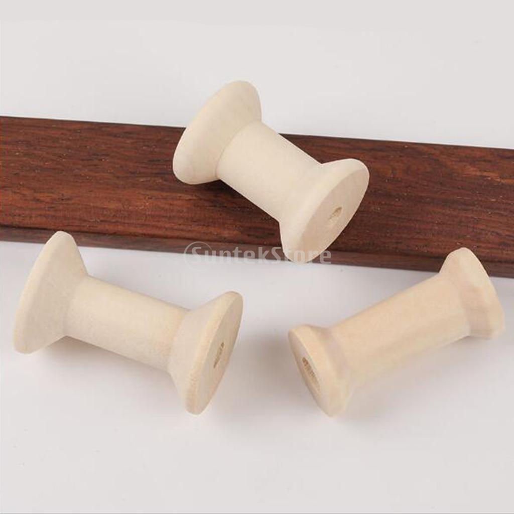 20pcs Wooden Bobbins Thread Sp - Thread Bobbins Empty incelemesi ve fiyatı