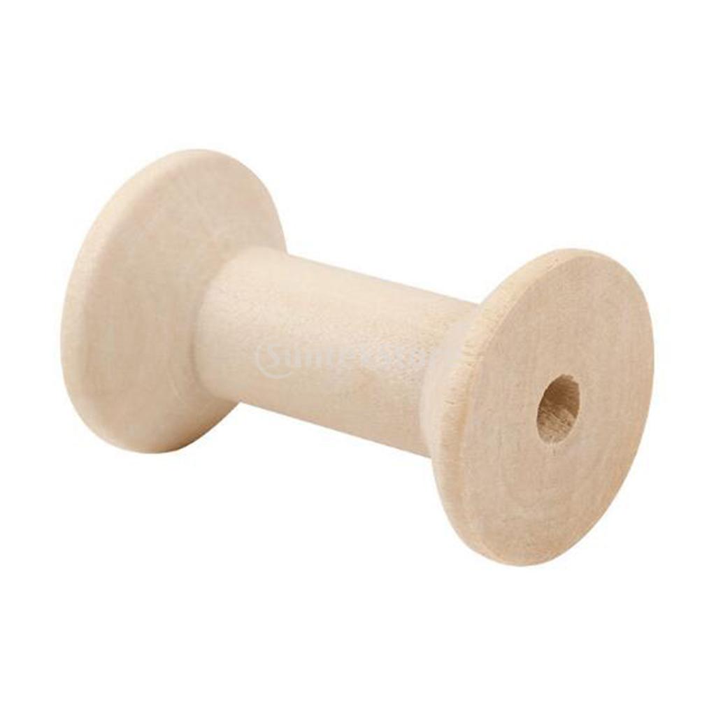 20pcs Wooden Bobbins Thread Sp - Thread Bobbins Empty incelemesi ve fiyatı