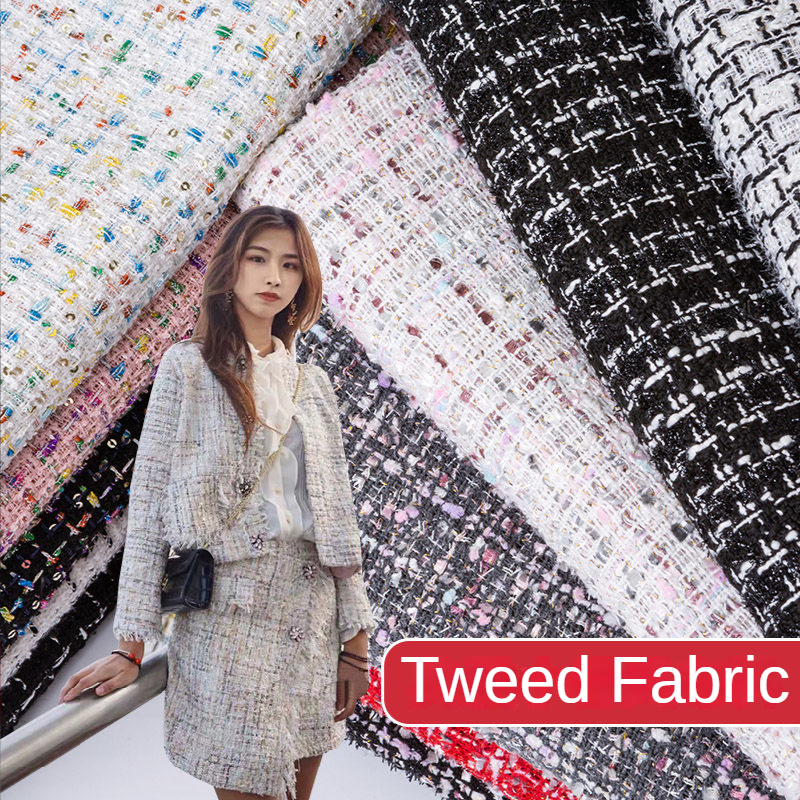 Tweed Fabric By The Meter for  - Sewing Tweed incelemesi ve fiyatı