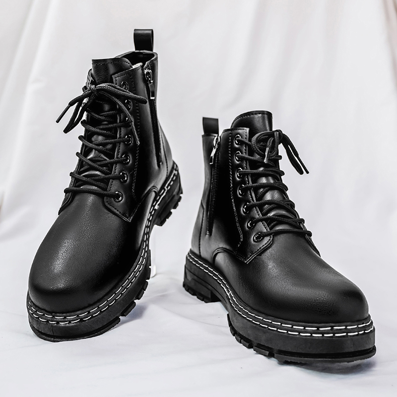 Men's 4-Season Black Patent Le - Sewing Garment incelemesi ve fiyatı