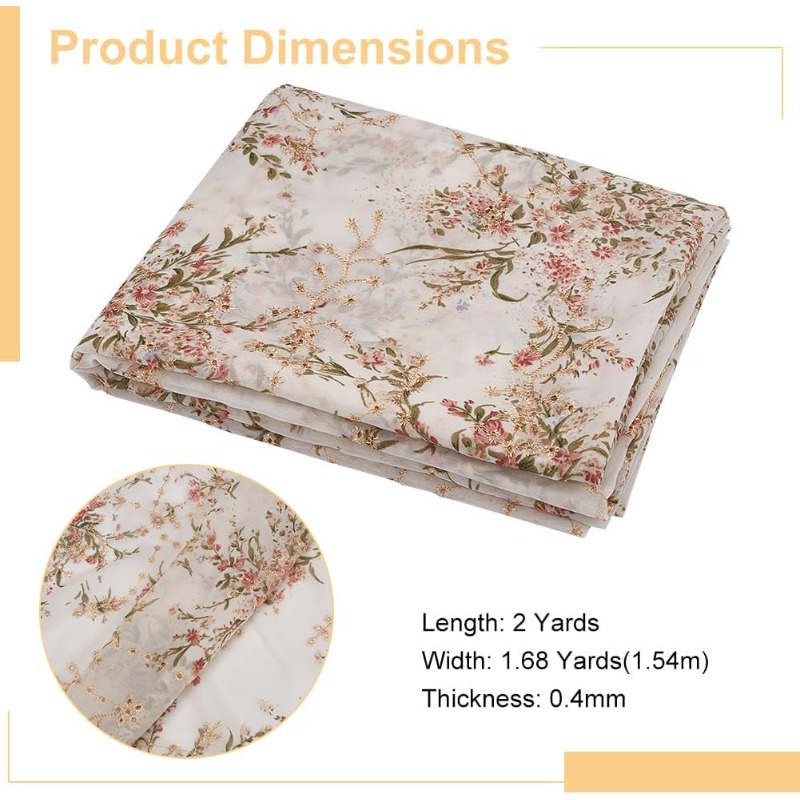 2 Yards/1.8m Embroidered Eyele - Sewing Eyelet Fabric incelemesi ve fiyatı