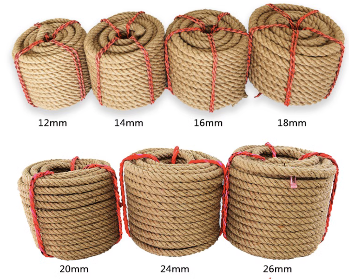 5/6/8/10mm Vintage Jute Rope S - Vintage Sewing Textile incelemesi ve fiyatı