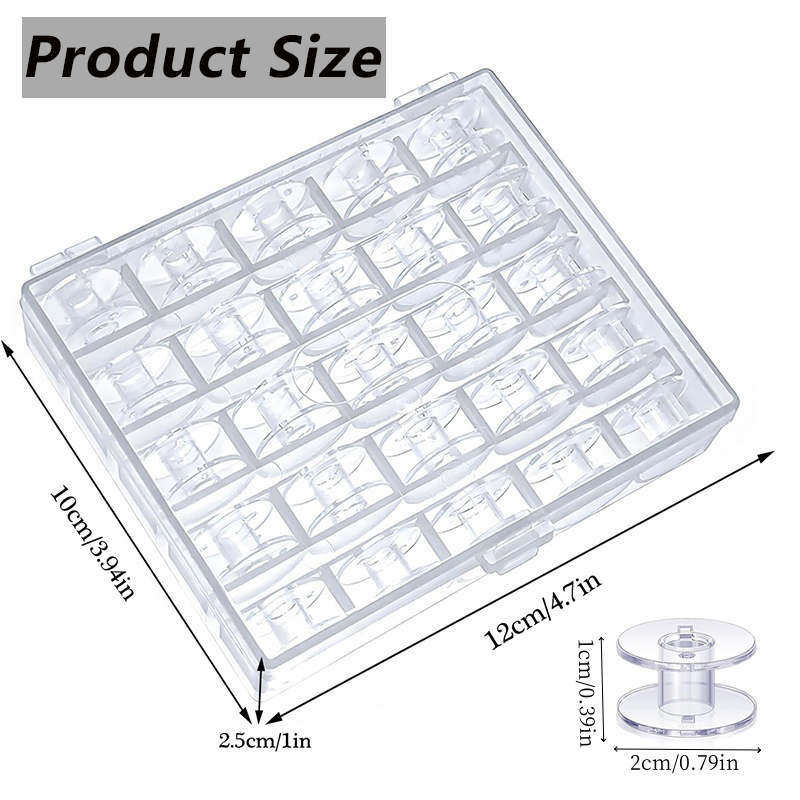 25pcs Home Sewing Machine Bott - Bobbin Organizer Box incelemesi ve fiyatı