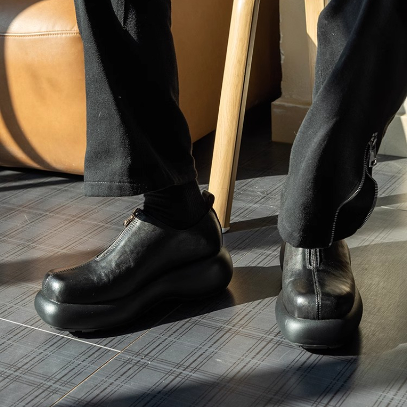 Derby Shoes for Men's Height I - Sewing Front Zipper incelemesi ve fiyatı