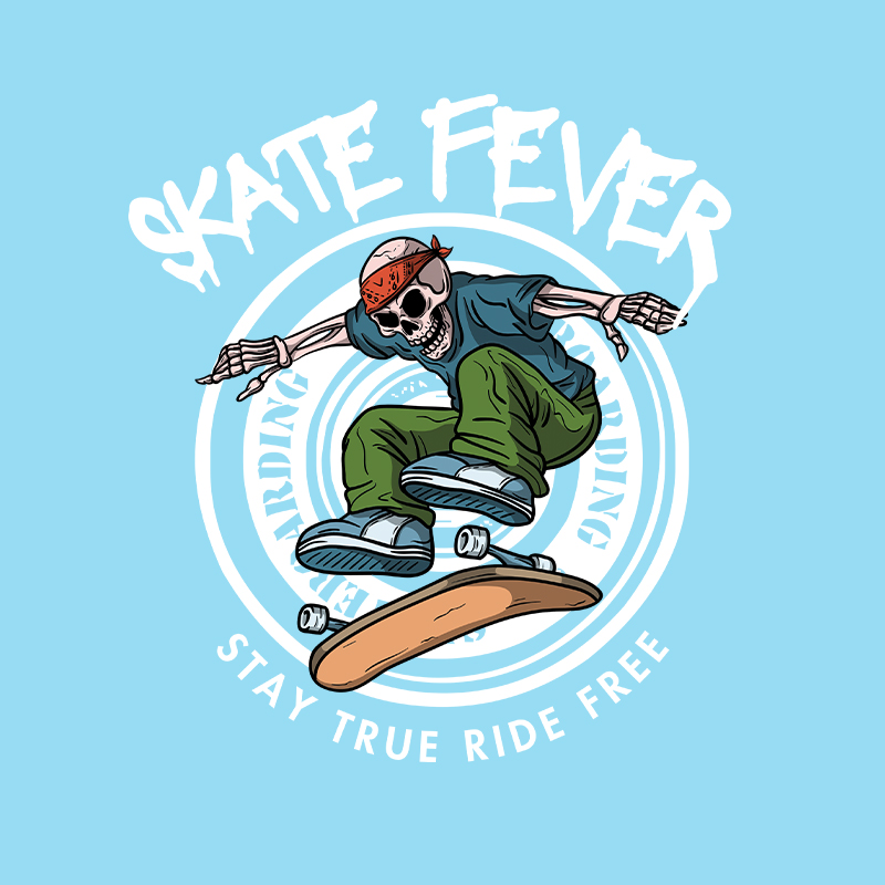 Cool skeleton playing skateboa - Iron On Patch incelemesi ve fiyatı