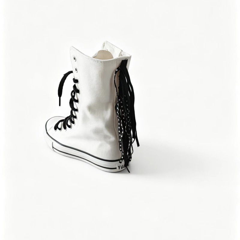 Canvas Shoes Woman New Medium  - Sewing Front Zipper incelemesi ve fiyatı