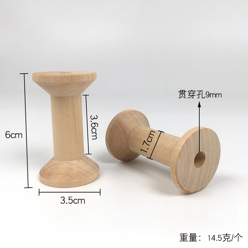5pcs/lot 60x35mm Natural Empty - Thread Bobbins Empty incelemesi ve fiyatı