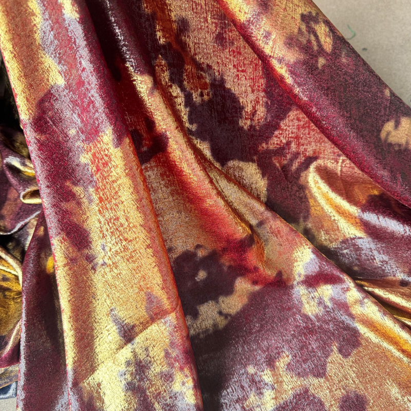 1yard Irregular Gold-Stamped V - Sewing Fabric incelemesi ve fiyatı