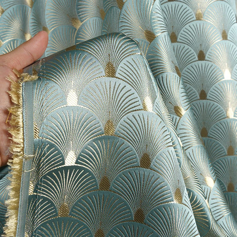Ginkgo Leaf Fan Shaped Jacquar - Sewing Fabric incelemesi ve fiyatı