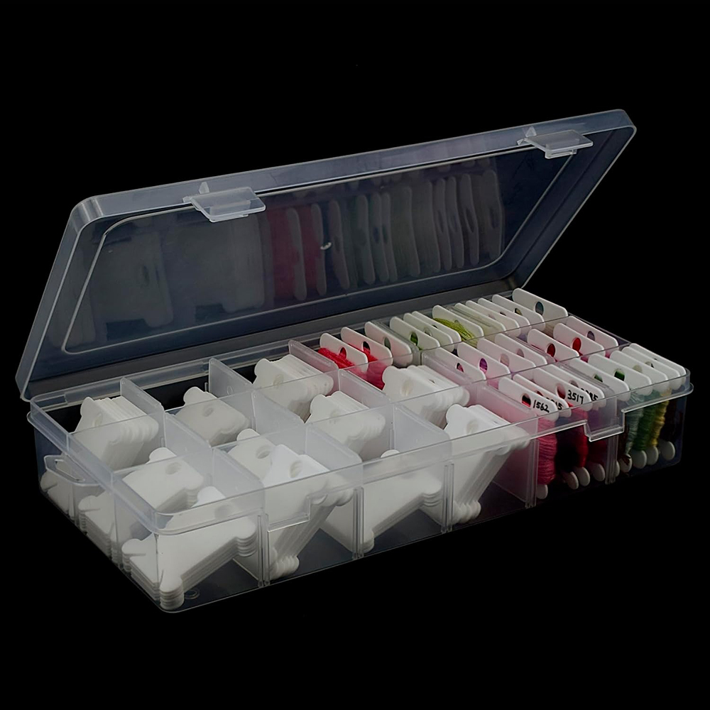 Embroidery Floss Organizer 18  - Bobbin Organizer Box incelemesi ve fiyatı