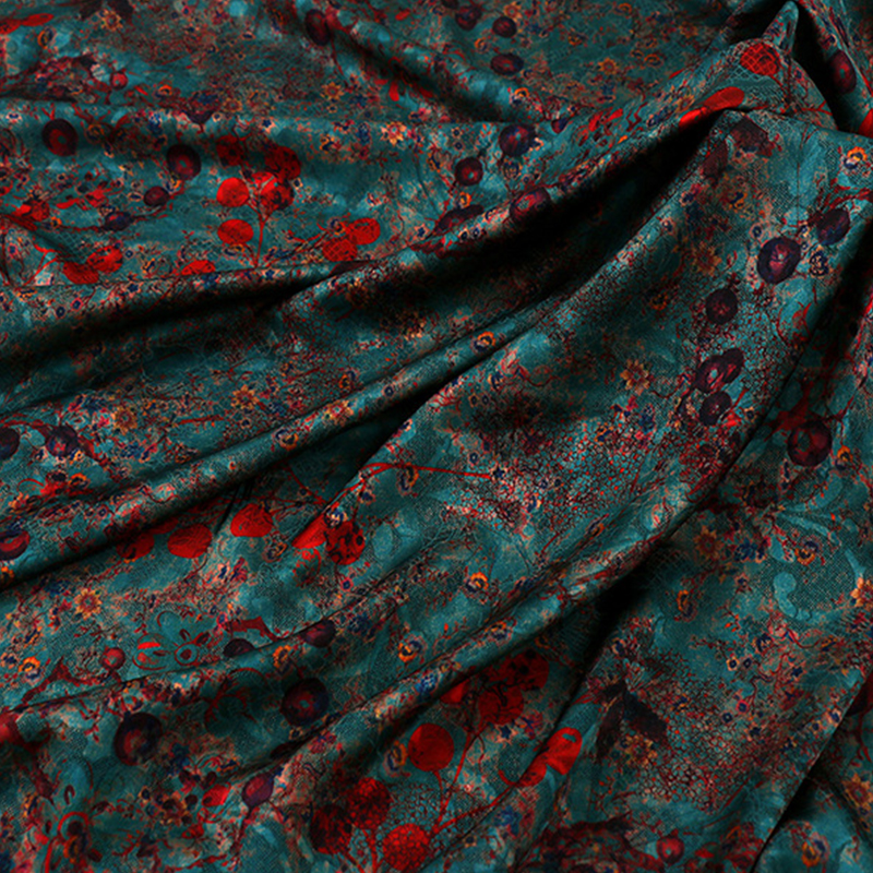 1m Floral Printed Fabric Imita - Sewing Fabric incelemesi ve fiyatı