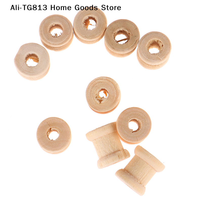 [TG813]100PCS Wooden Empty Thr - Thread Bobbins Empty incelemesi ve fiyatı