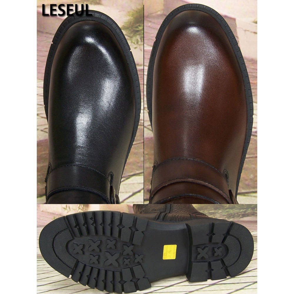 Fashion Men's Genuine Leather  - Sewing Zipper incelemesi ve fiyatı