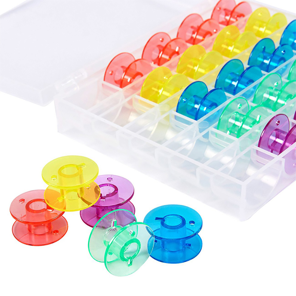 25Pcs/Set Plastic Threads Bobb - Bobbin Organizer Box incelemesi ve fiyatı