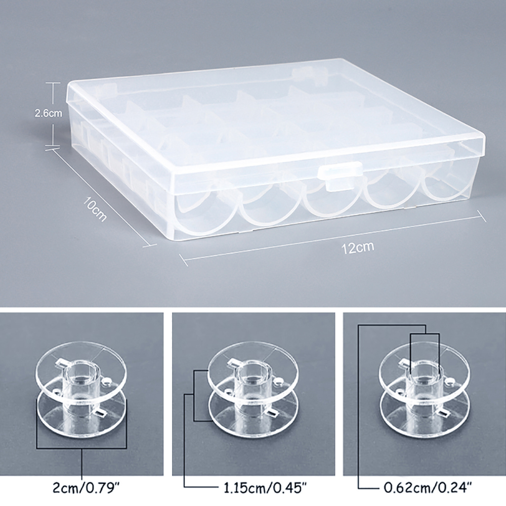 25Pcs/Set Plastic Threads Bobb - Bobbin Organizer Box incelemesi ve fiyatı