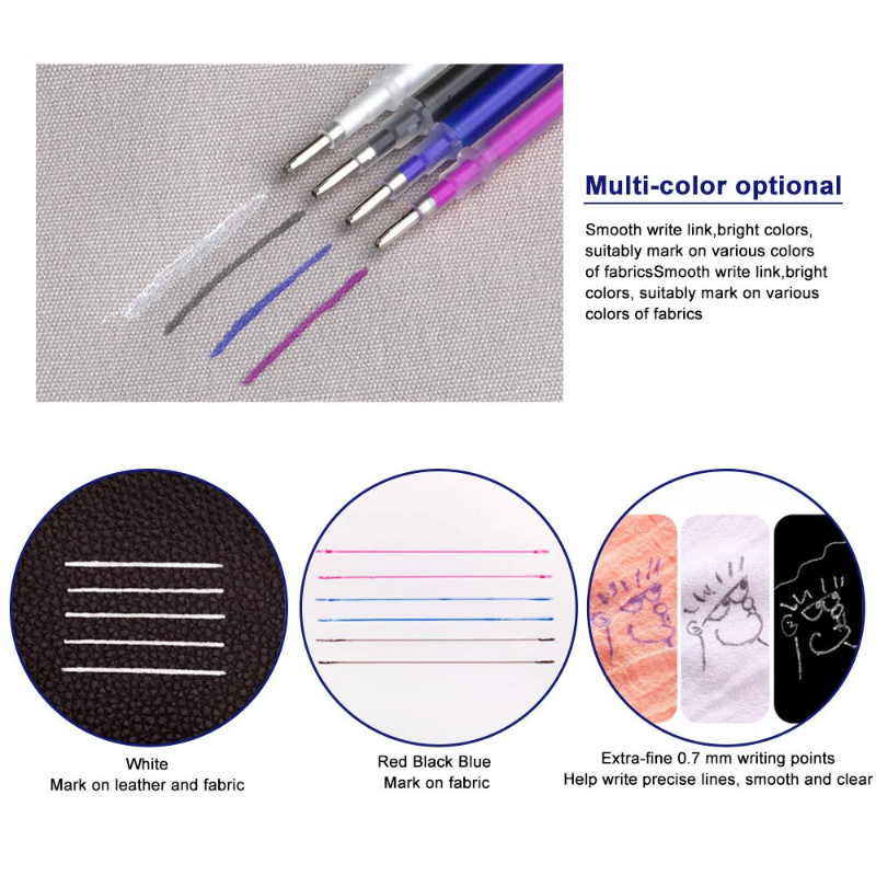 103Pcs / Set Heat Erasable Ref - Fabric Marking Pen incelemesi ve fiyatı