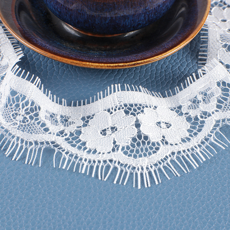 White Lace Big Eyelash Lace Me - Sewing Eyelet Fabric incelemesi ve fiyatı