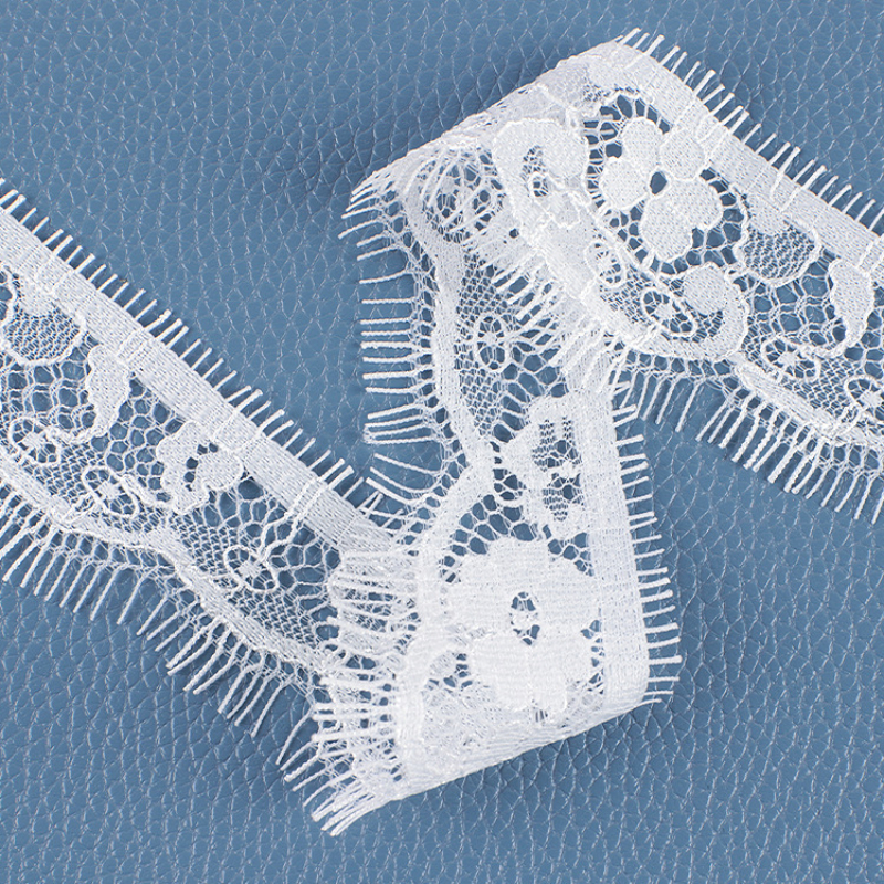 White Lace Big Eyelash Lace Me - Sewing Eyelet Fabric incelemesi ve fiyatı