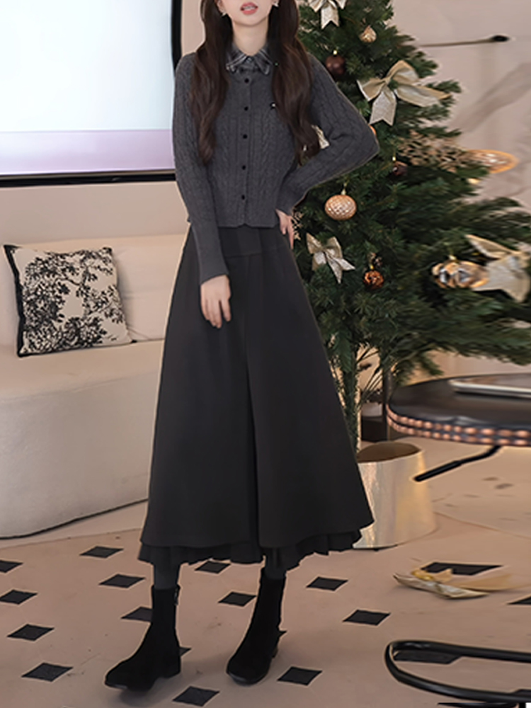 Winter Fashion Women's Knitted - Fabric Weight Set incelemesi ve fiyatı