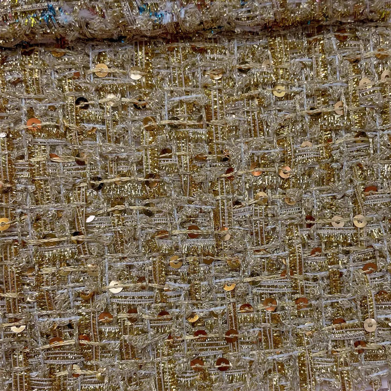 Gold Wire and Sequin Yarn-Dyed - Sewing Tweed incelemesi ve fiyatı