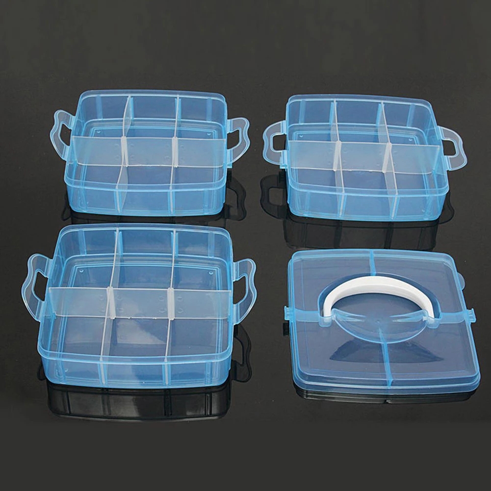 3 Layers 18 Compartments Plast - Bobbin Organizer Box incelemesi ve fiyatı