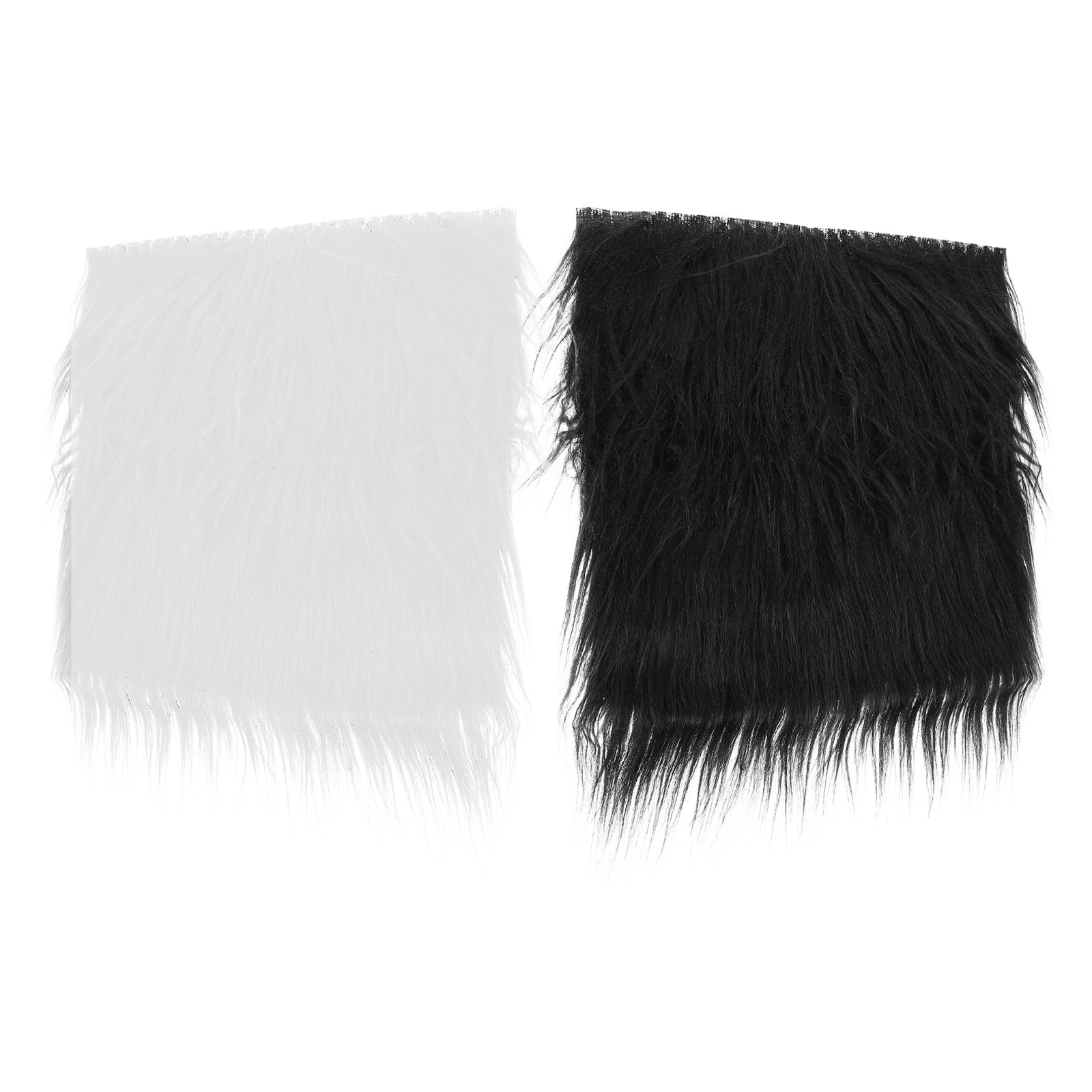 2Pcs Long Pile Synthetic Squar - Sewing Textiles incelemesi ve fiyatı