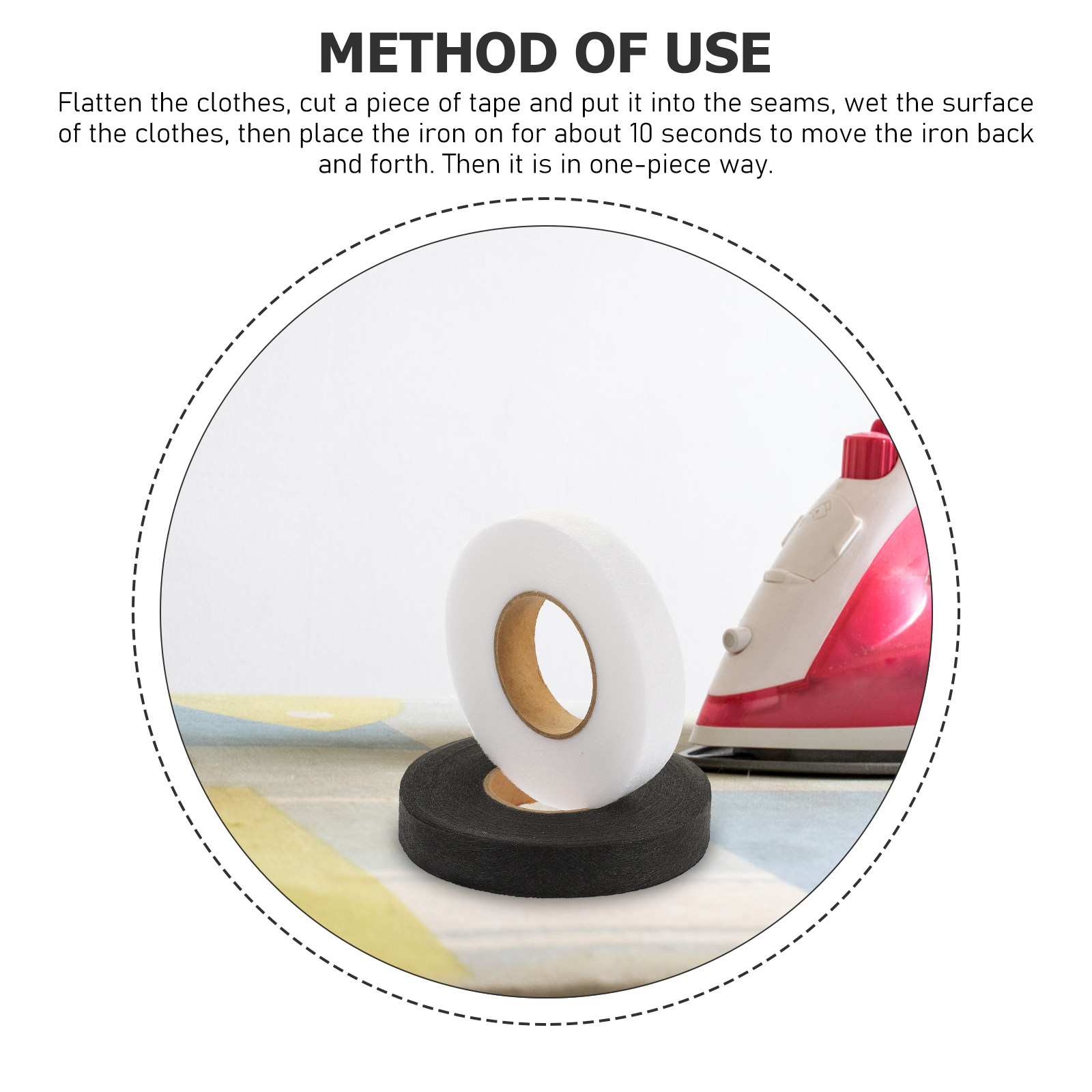 2 Rolls Iron-on Double-Sided F - Hem Tape Fusible incelemesi ve fiyatı