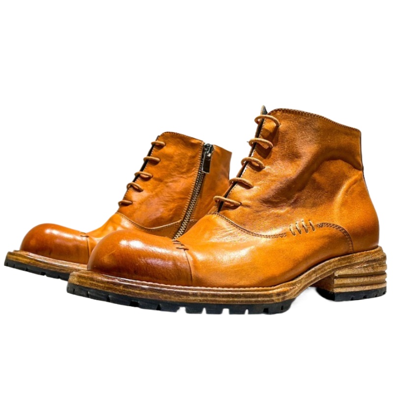Ethnic Style Washed Horsehide  - Sewing Zipper incelemesi ve fiyatı