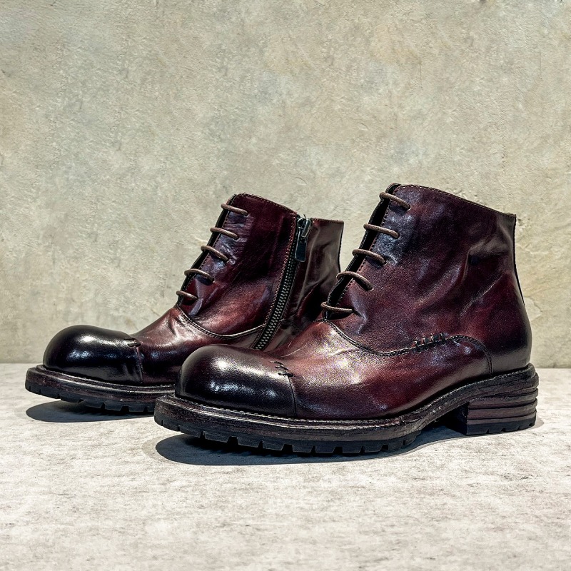Ethnic Style Washed Horsehide  - Sewing Zipper incelemesi ve fiyatı