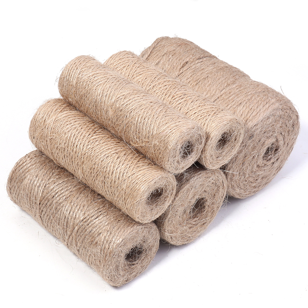 100Meters Natural Jute Rope St - Vintage Sewing Textile incelemesi ve fiyatı