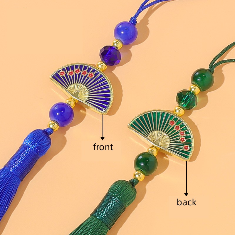 10pcs Vintage Bead Fan Tassels - Vintage Sewing Textile incelemesi ve fiyatı