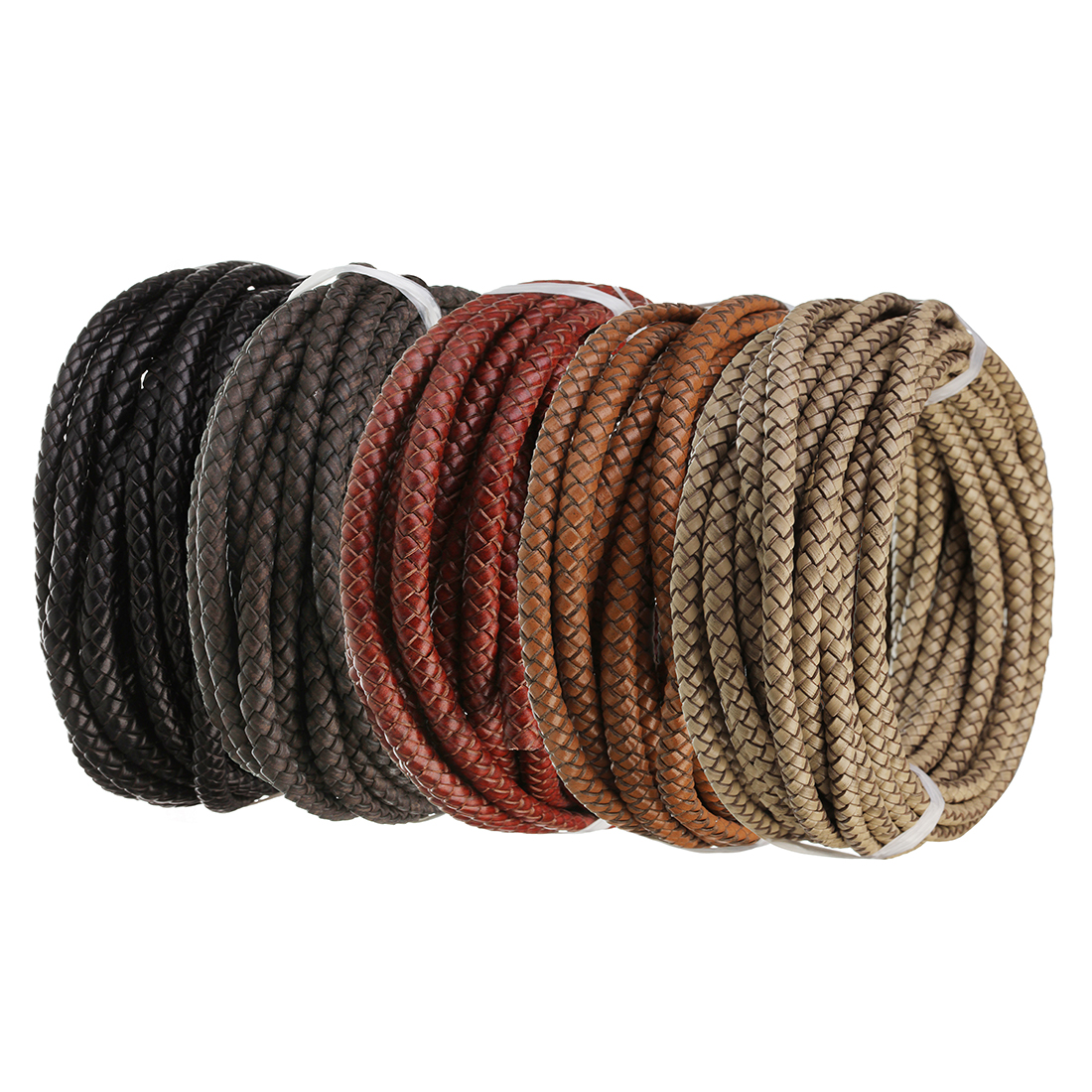1M/Lot 6mm Braided Genuine Lea - Sewing Thread In Textile incelemesi ve fiyatı