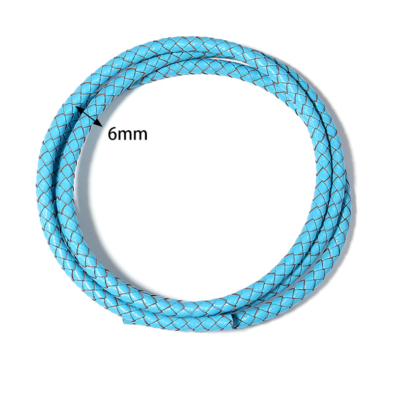 1M/Lot 6mm Braided Genuine Lea - Sewing Thread In Textile incelemesi ve fiyatı