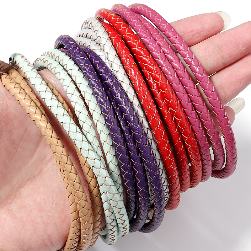 1M/Lot 6mm Braided Genuine Lea - Sewing Thread In Textile incelemesi ve fiyatı