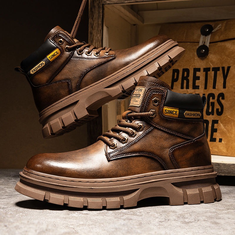 Vintage Men Platform Ankle Boo - Sewing Garment incelemesi ve fiyatı