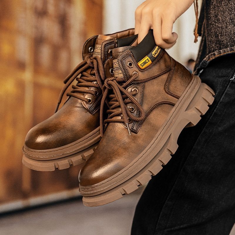 Vintage Men Platform Ankle Boo - Sewing Garment incelemesi ve fiyatı