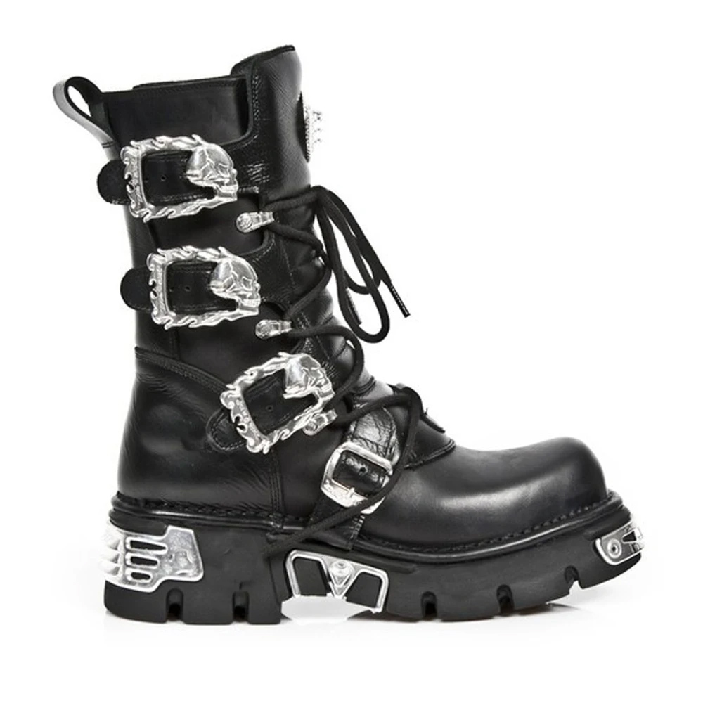 New Men's Punk Motorcycle Boot - Sewing Zipper incelemesi ve fiyatı