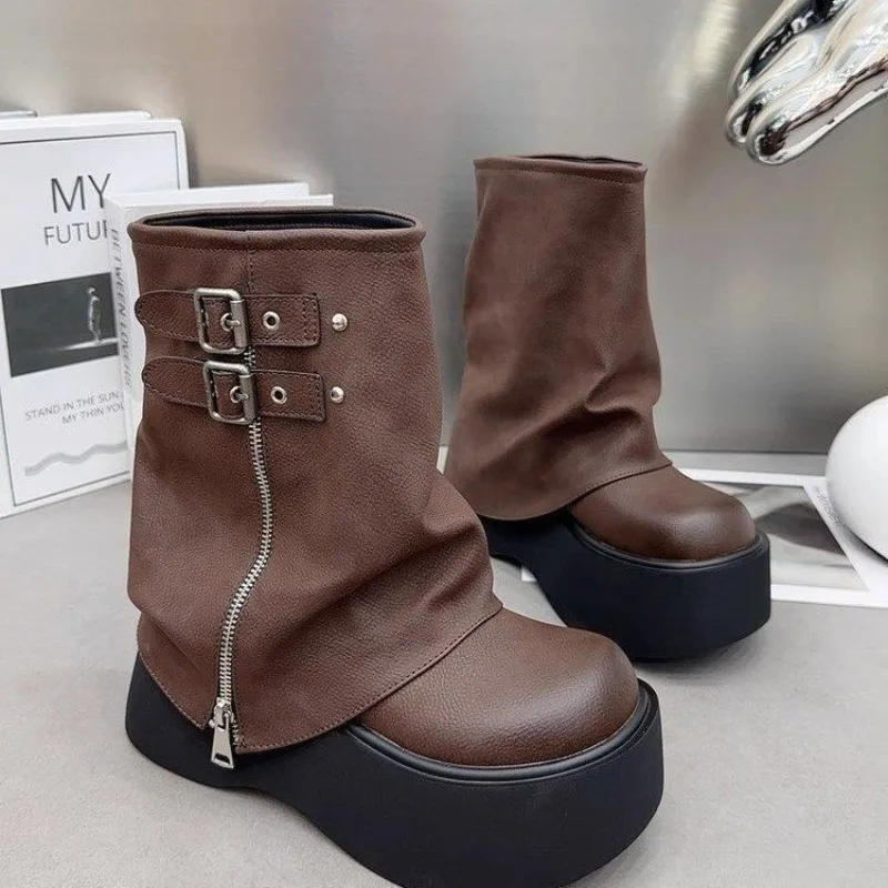 Hot Girl Style Black Brown Rou - Sewing Zipper incelemesi ve fiyatı